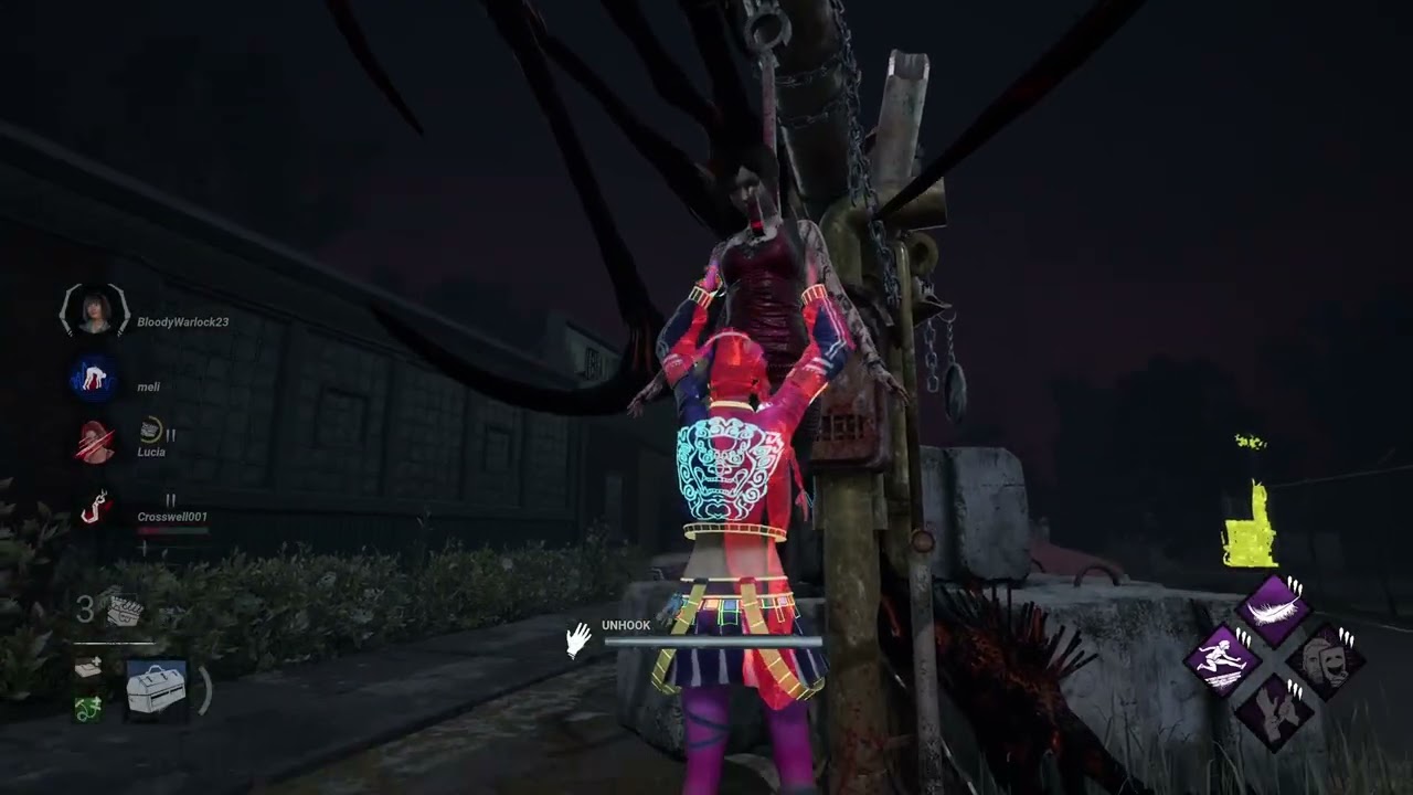 Dead By Daylight - Playing as survivor - Feng Min & Rebecca Chambers