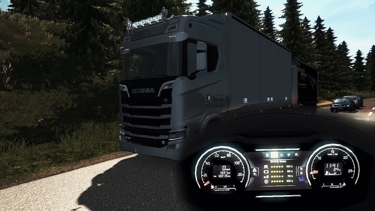 [ETS2 V1.28] Scania S MEGA Mod with Dashboard #52 | 1080p 60FPS | TruckModsTV