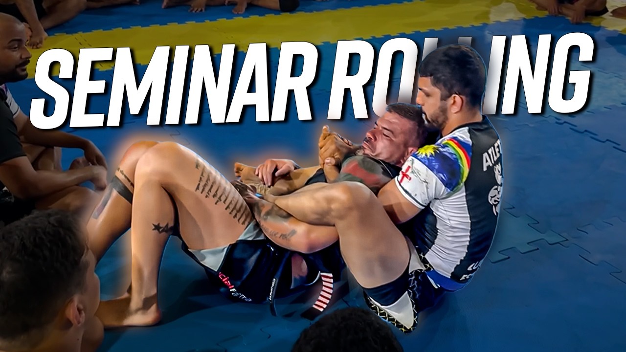 12 Minutes ROLLING with STUDENTS at the LUTA LIVRE SEMINAR!