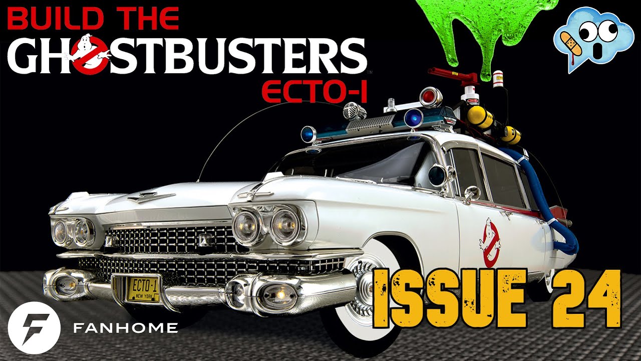 Fanhome Ghostbusters Ecto-1 model partwork kit build issue 24 stages 87 - 90