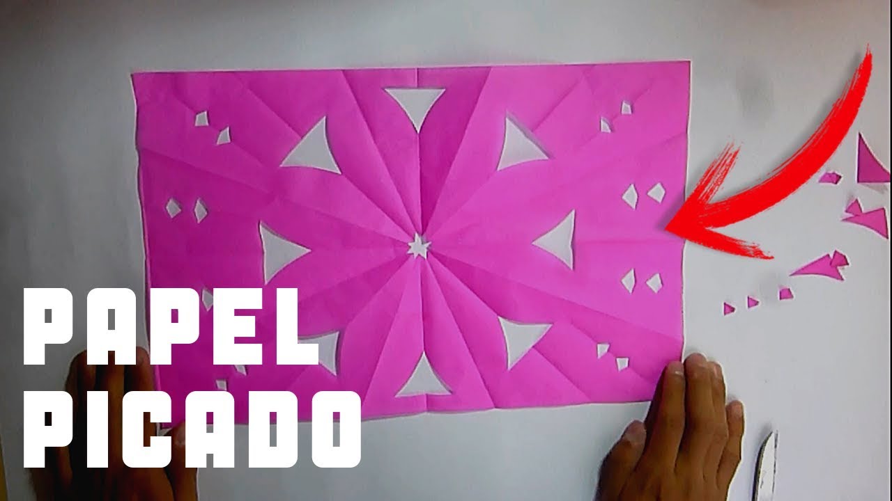 PAPEL PICADO FÁCIL | NUEVA EXPLICACIÓN | FOLKLORE MEXICANO
