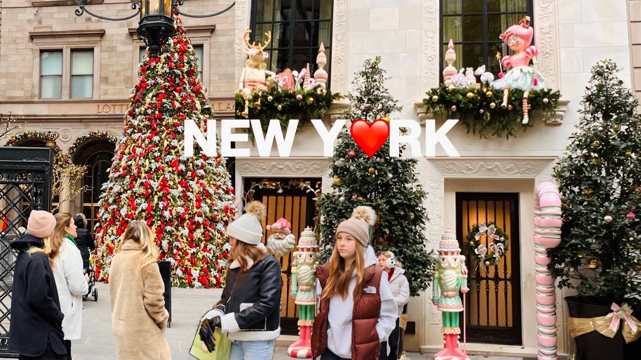[4K]🇺🇸NYC Walk🎄💂🏻Christmas on Upper East Side✨Festive Madison Ave in Manhattan | Dec 2023