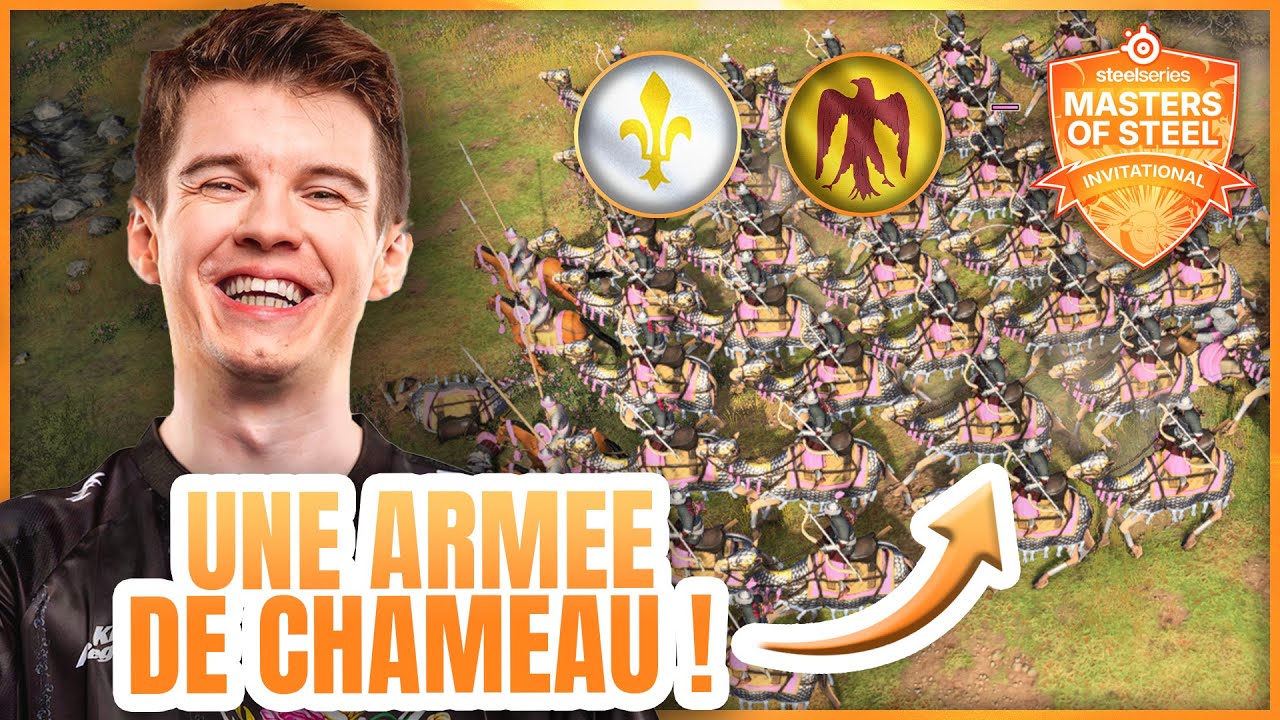 #2 Une armée de Chameau ! TOP 8 MarineLord vs CSOH BO5 Masters of Steel @SteelSeries AOE4.