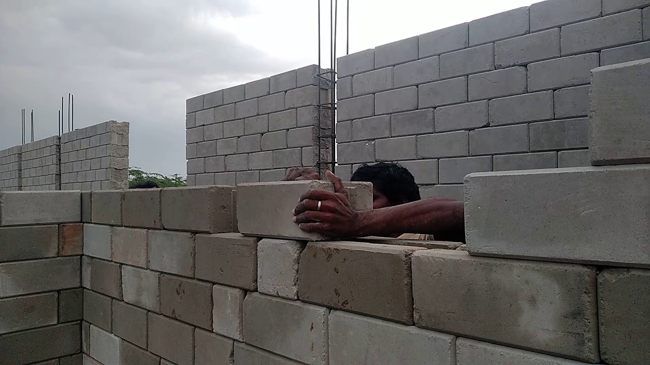Low cost house Interlock Bricks, Madurai Tamilnadu
