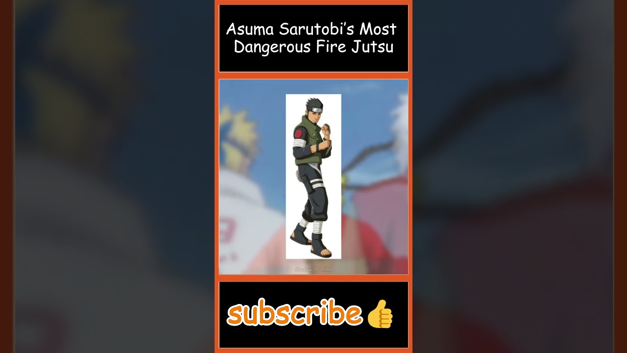 Asuma Sarutobi&rsquo;s Most Dangerous Fire Jutsu 🤔|| #animetelugu #teluguanimecommunity #narutotelugu #jjk