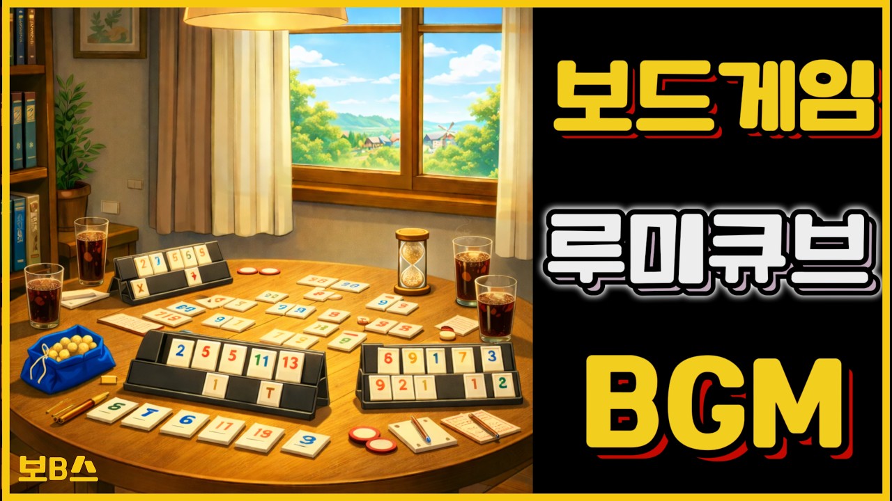 루미큐브 보드게임 브금 🎲 내가 들으려고 만든 밝고 따뜻한 플레이리스트 |  Rummikub Board Game BGM | 가족, 연인용 캐쥬얼 보드게임