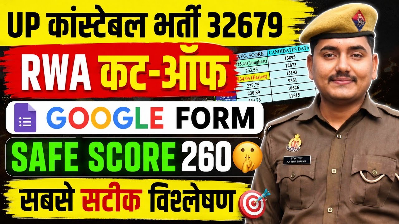 UP Constable Recruitment RWA Cut-Off Analysis || Will the Cut-Off Really Go Over 260+?