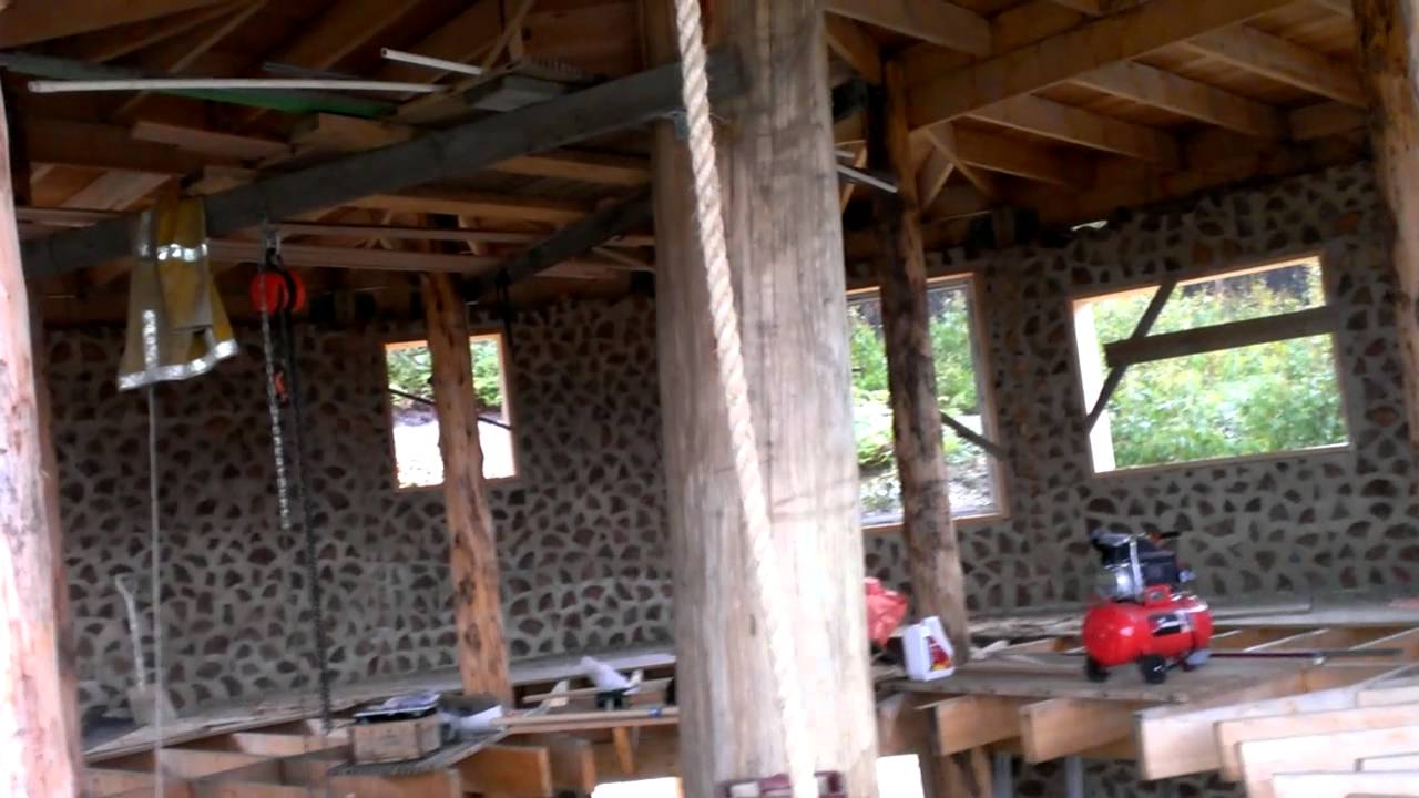 Round Cordwood House TAS - 1 year exactly update