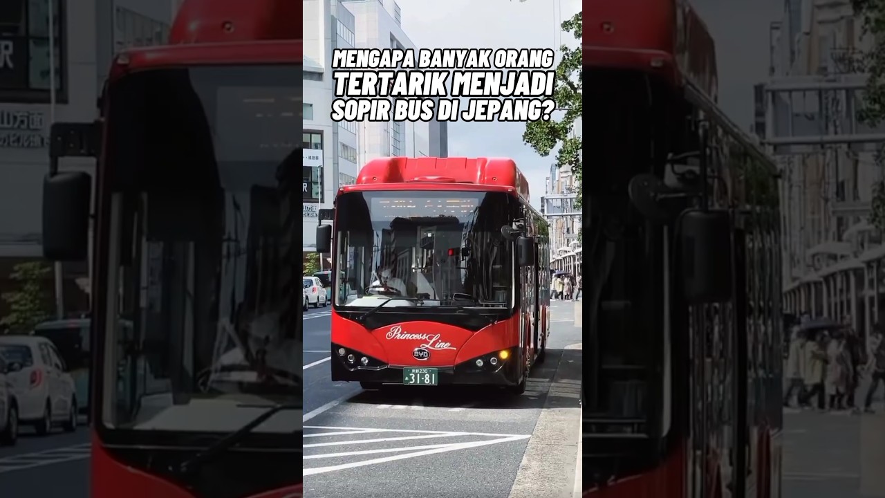 Mengapa Banyak Orang Tertarik Menjadi Sopir Bus di Jepang? 🚍🚏 #faktadunia #faktanegara #jepang