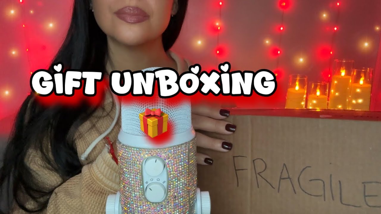ASMR Gift Unboxing from @KOASMR  🎁 Relaxing Tapping, Crinkles & Whispers ✨