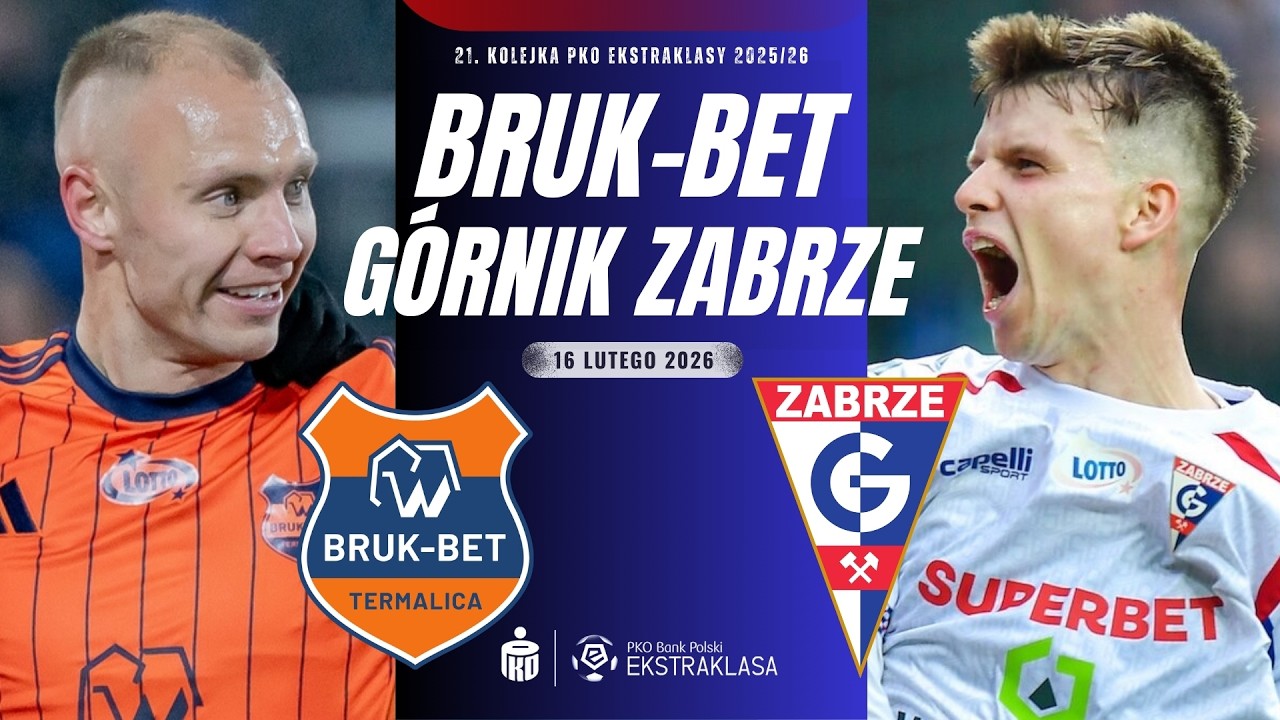 BRUK-BET TERMALICA 1-0 GÓRNIK ZABRZE | 21. KOLEJKA EKSTRAKLASY 2025/26 | RELACJA NA ŻYWO KOMENTARZ