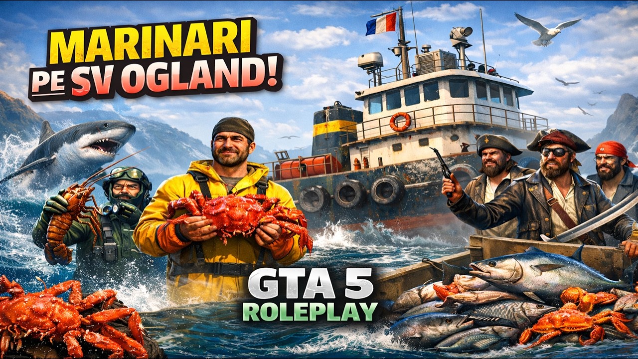 Vânător de Crabi pe OGLAND… dar aproape am DISTRUS tot 😳 | GTA 5 Roleplay
