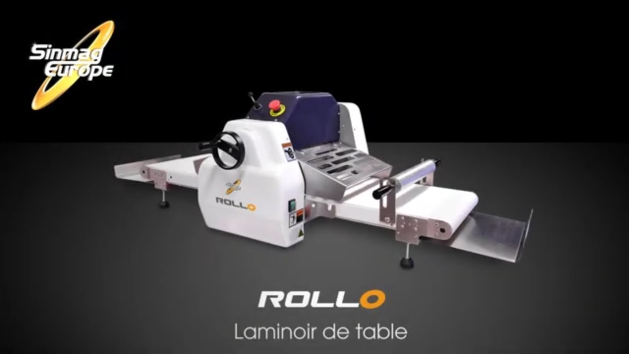 Laminoir Compact de Table // ROLLO // Sinmag Europe machines de boulangerie