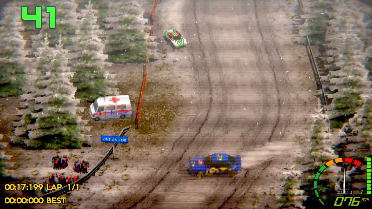 If SEGA Rally Was an Isometric Arcade Racing Game! - Super Woden GP 2