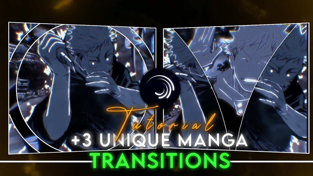 3 Unique Manga Transition Tutorial 😳 | Alight Motion | ANIMANGA TIPS  #alightmotion #editingtutorial