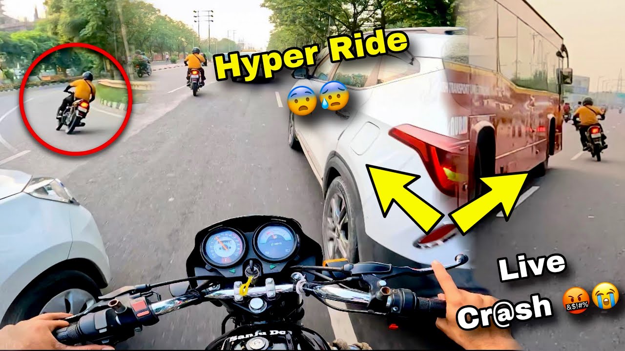 Hyper Rider Splendor как сат 🥵 | Новый герой: Splendor Drag Race 🔥 | Живи Cr@sh 😰 #herosplendor