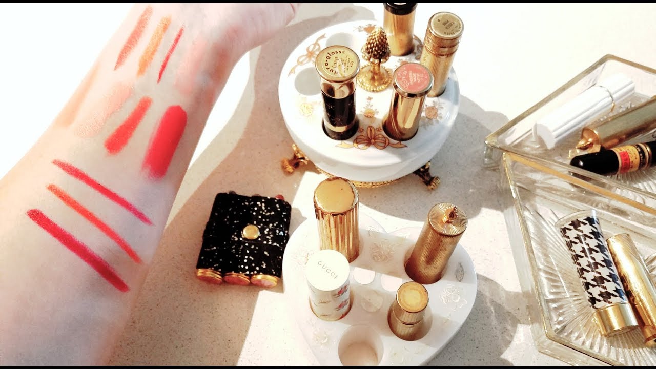 *Testing out Vintage lipstick* 💋💋 (Revlon, Coty, Estée Lauder....)