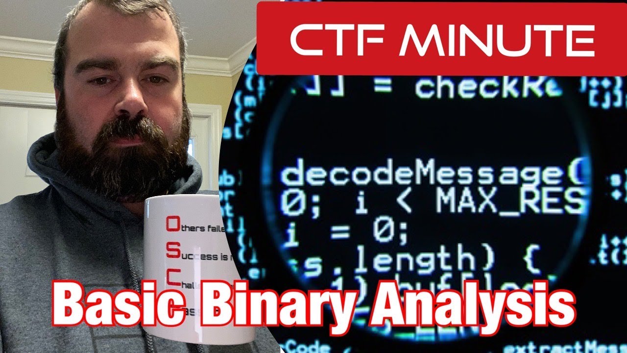 CTF Minute Episode 4: Basic Binary Analysis to own CTF's