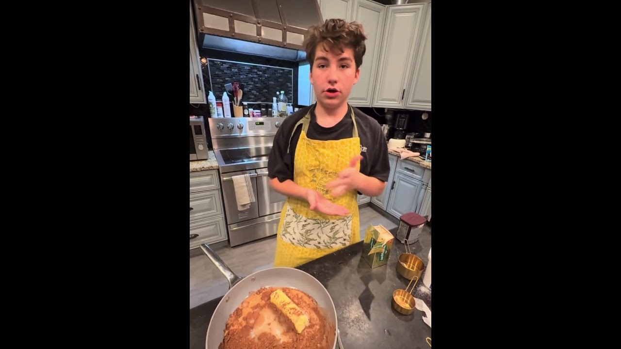 No Bake cookies with Bayden 