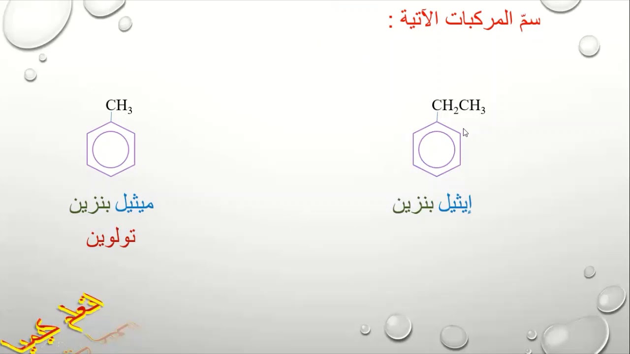 تسمية الهيدروكربونات الأروماتية