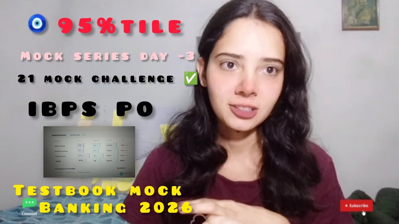 21 mock ka challenge ✅ third mock=92.31% accuracy 🔥#ibps #rbiassistant #rrbclerkmains #mockanalysis 