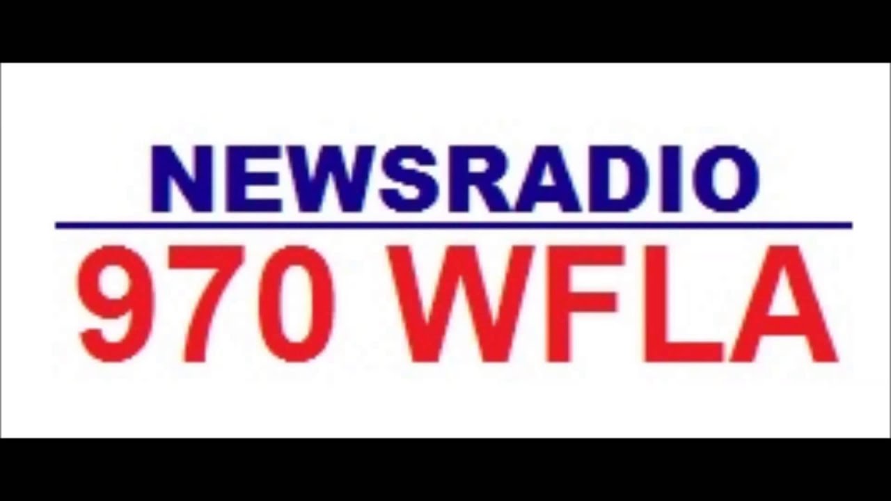 WFLA-AM 970 kHz Tampa Bay, FL 1989 Legal ID
