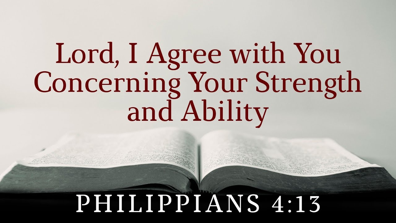 Lord, I Agree with You (Pt 10)