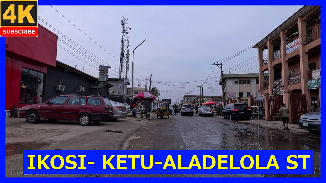 🇳🇬-KETU-ALADELOLA ST,ALH. YEKINI AROMOLATE ST, OLUYOMBO ST,OGUNKOYA ST,4K WAKING TOUR-LAGOS-NIGERIA