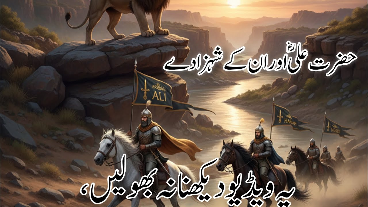 آج جانیں اس ویڈیو میں حضرت علیؓ اور اُن کے دونوں شہزادے حضرت امام حسنؓ و حضرت امام حسینؓ کے بارے میں