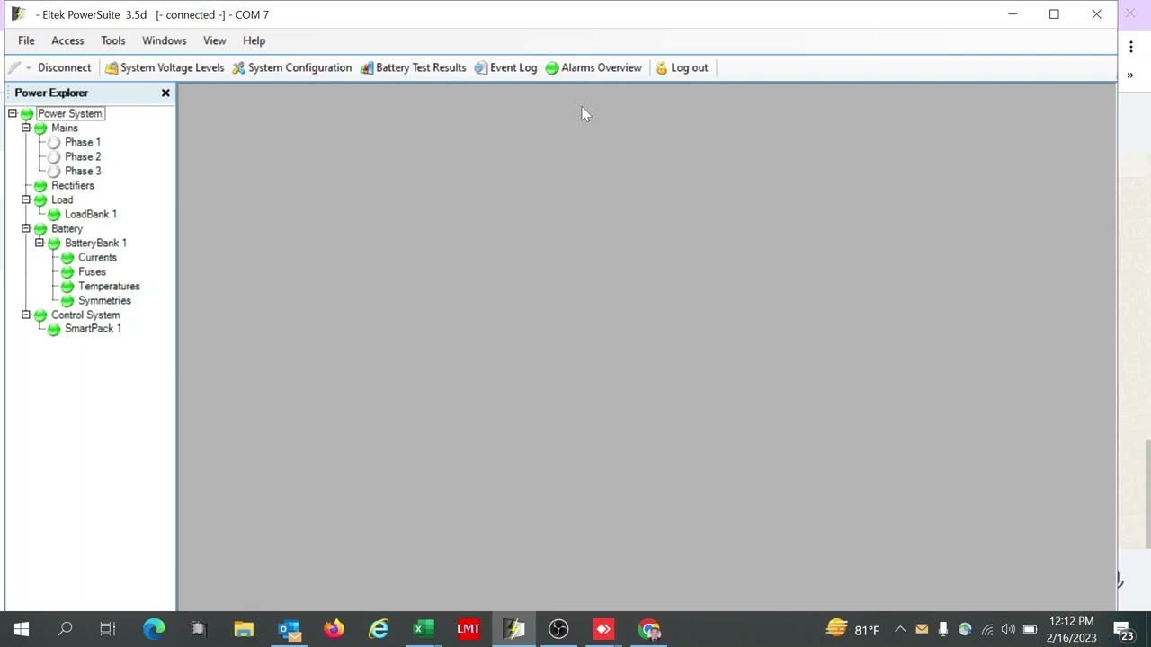 Eltek Rectifier Local login using by USB port