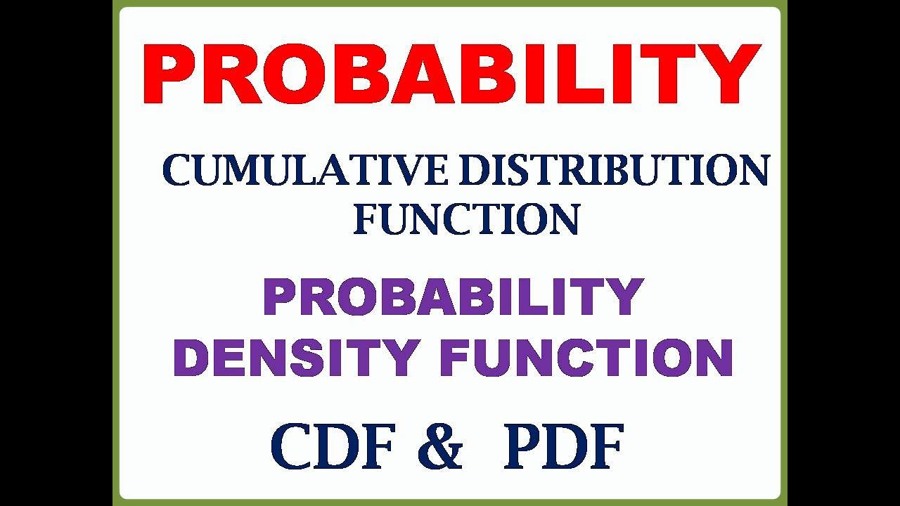 Probability Density function|Cumulative distribution function|pdf|cdf|BSc Statistics|BCA|Malayalam