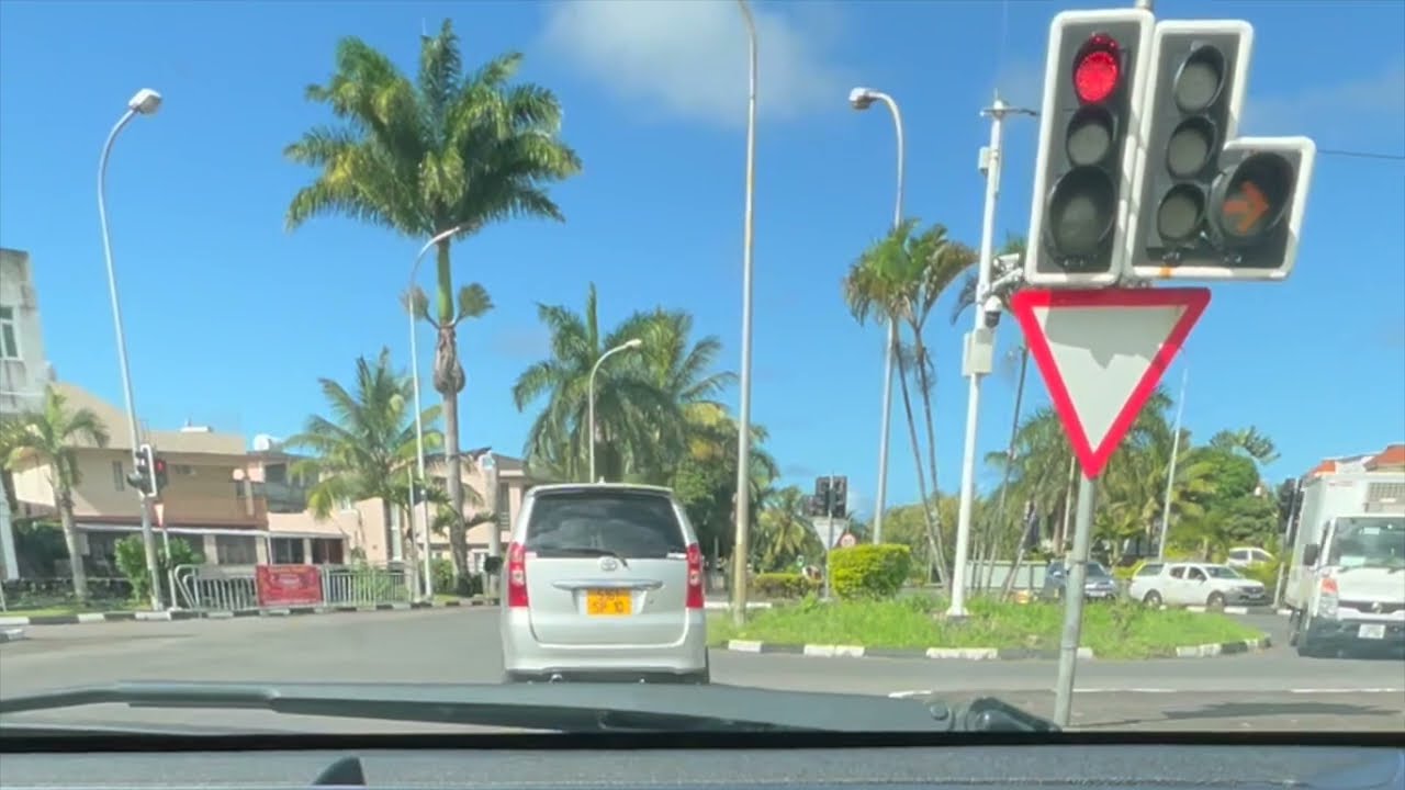 Driving in Mauritius South From BoValon to Plaine Magnien
