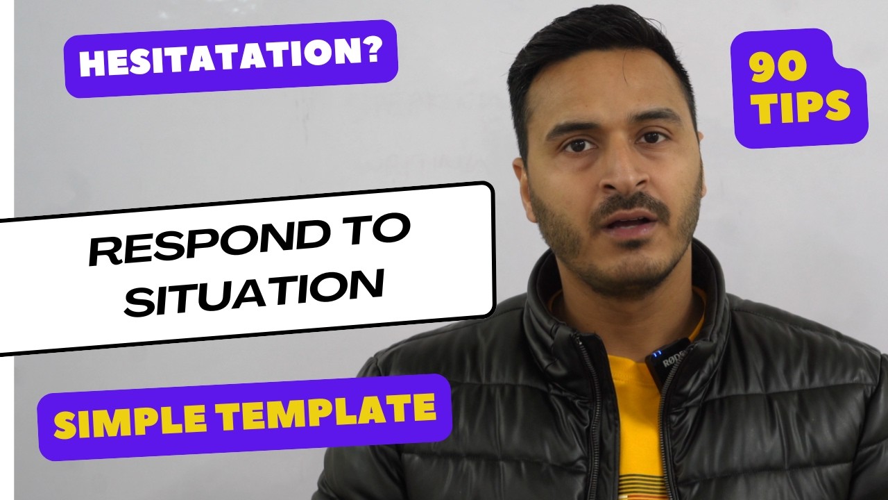 PTE SPEAKING HACKS - RESPOND TO SITUATION TEMPLATE 2026 || PTE BY NIKHIL || #nikhilpte