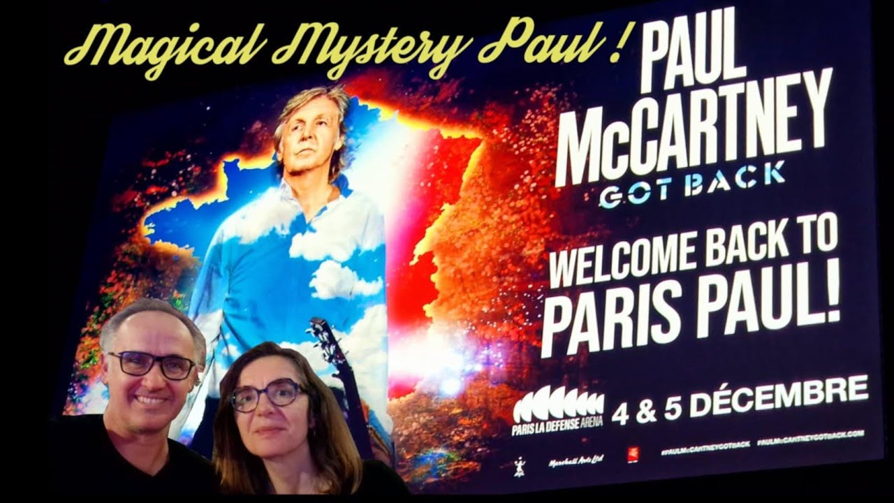 PAUL McCARTNEY GOT BACK TOUR CONCERT PARIS DEFENSE ARENA 2024