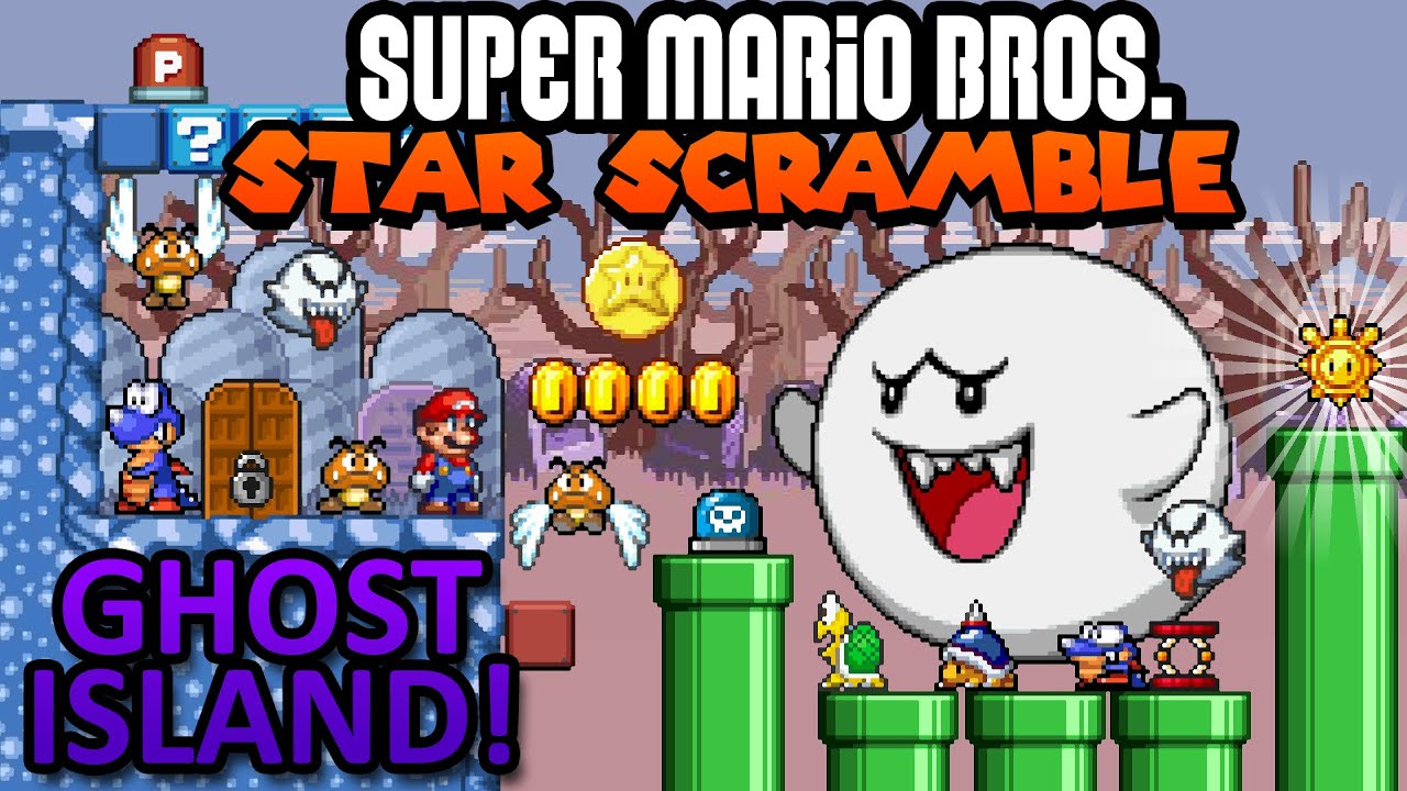 Super Mario Star Scramble 2: Ghost Island! (Full Gameplay)