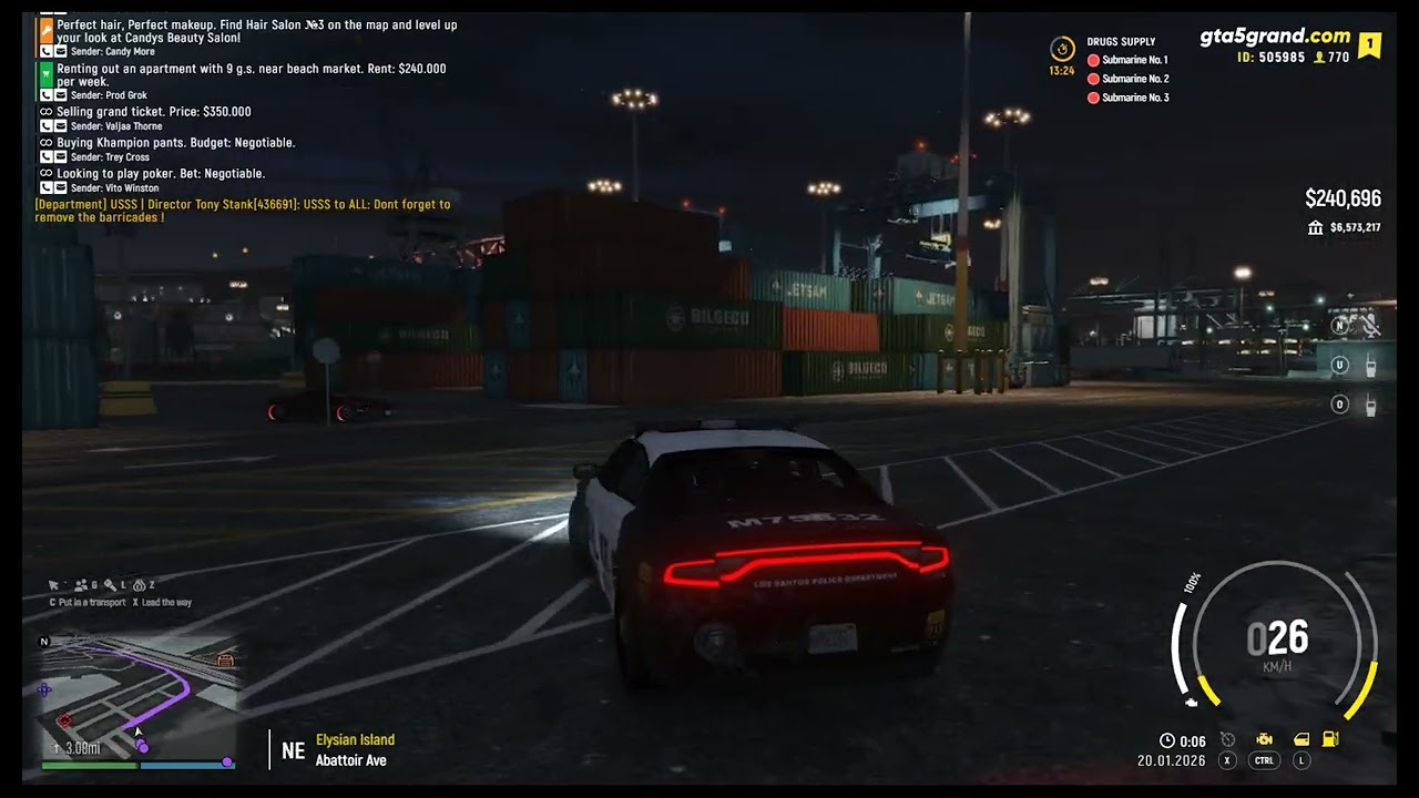 Grand RP Subs Event LSPD