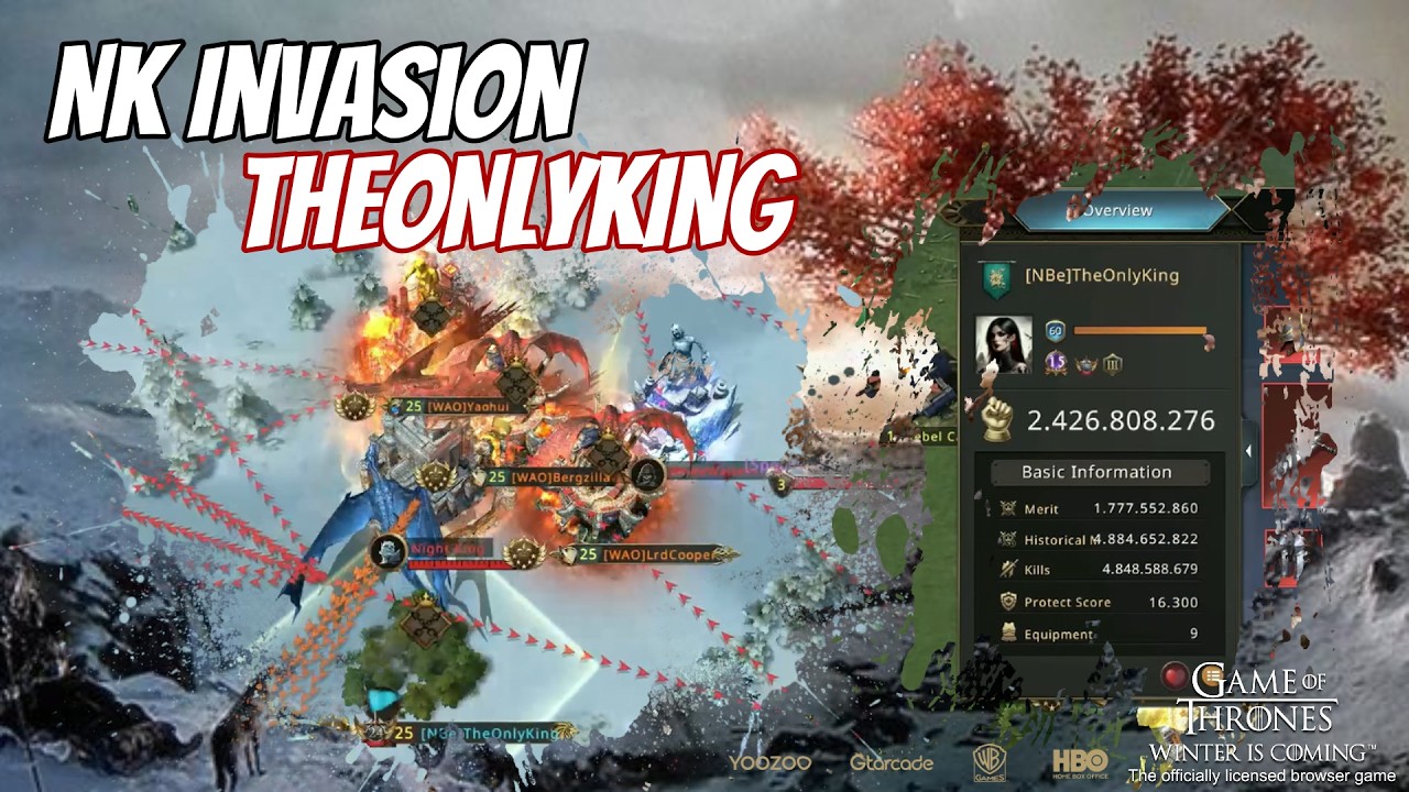 NK invasion | TheOnlyKing | Kingdom 4 | Game Of Thrones Winter Is Coming!