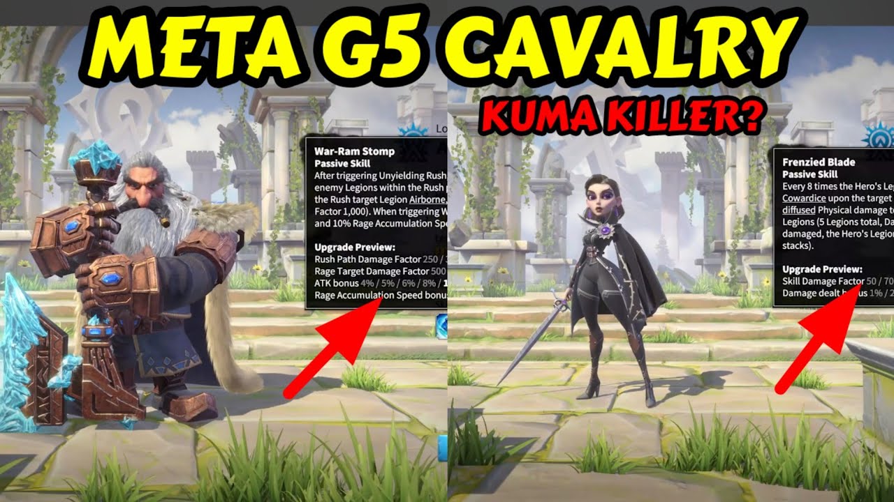 call of dragons - Agnar & Freya broken G5 Cavalry skills | RIP everyone including infantry