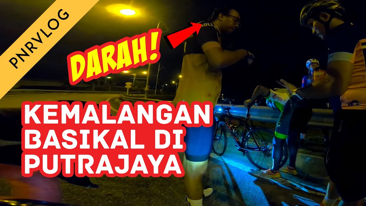 Ada kemalangan basikal | Aku Main Tipu Masa kayuh Basikal