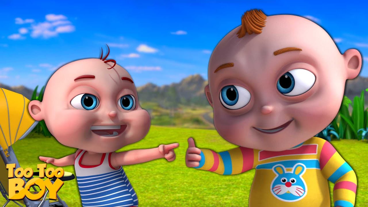 Slip And Slide Episode | Too Too Boy | Cartoon Animation For Children