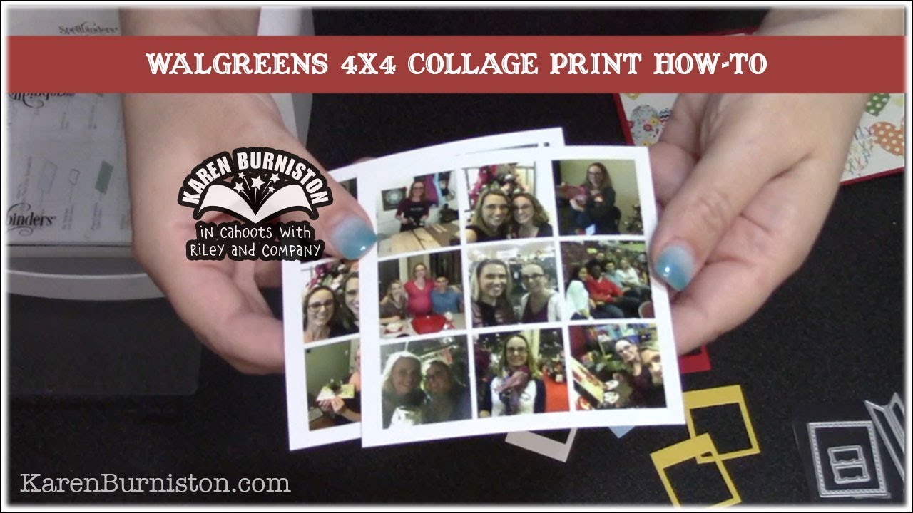 How to print a 4x4 collage photo at Walgreens