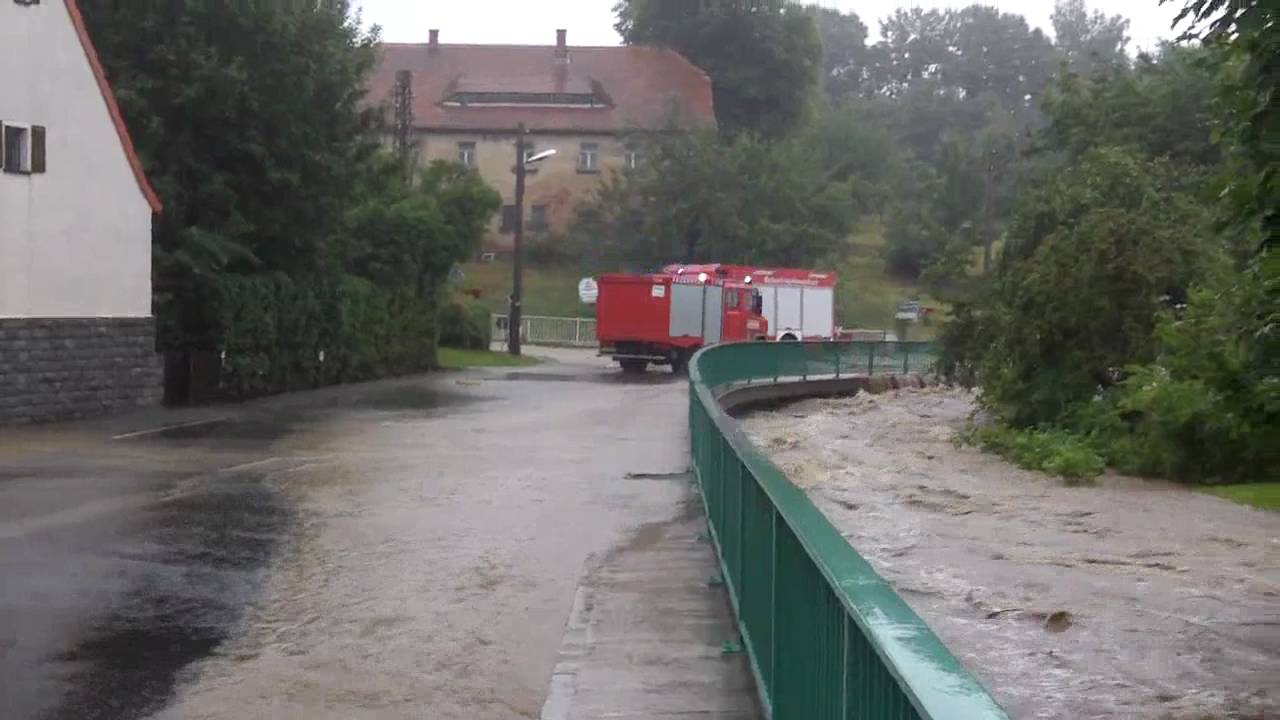 Hochwasser in Cunewalde 4 Sachsen