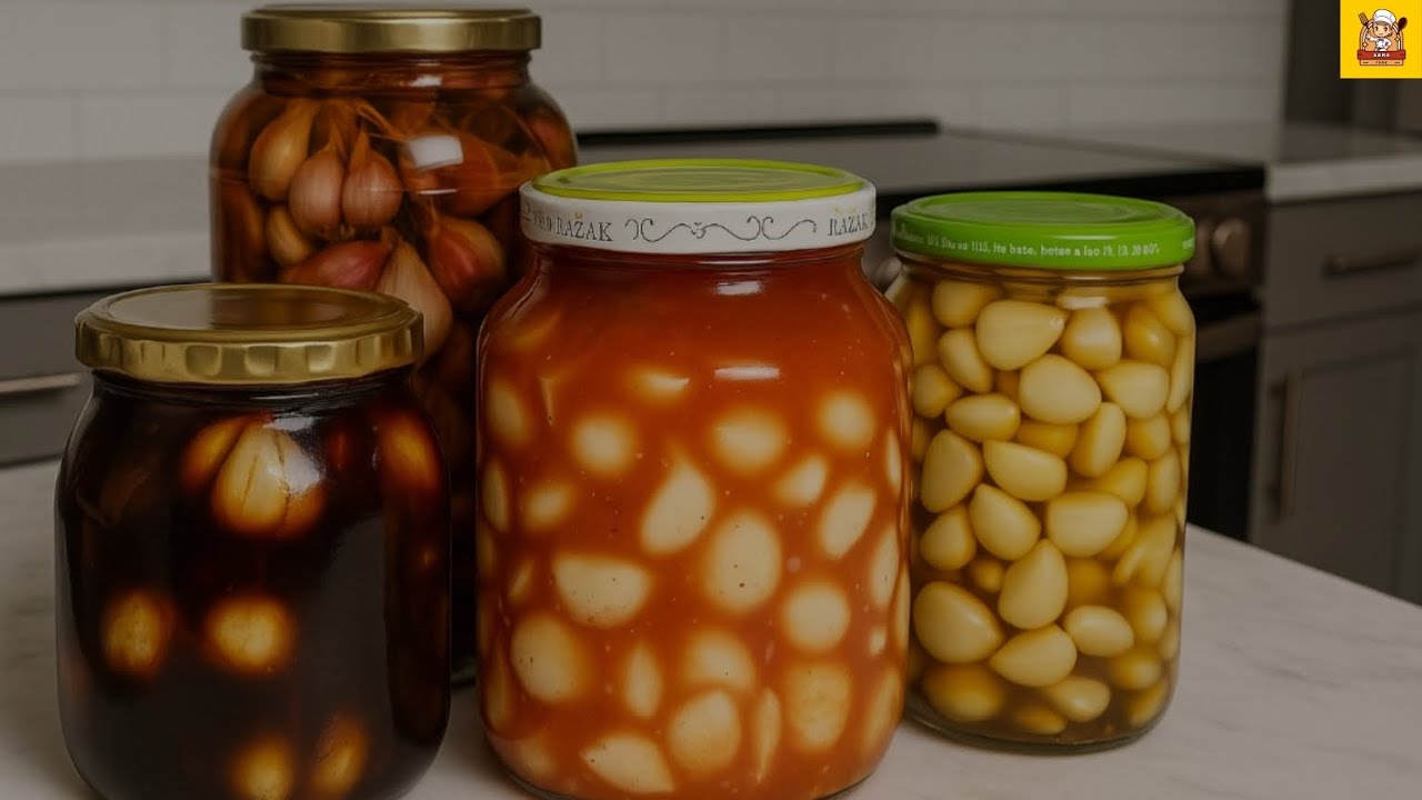 سیر ترشی به ۴ روش مختلف از سنتی تا سریع و فوری!