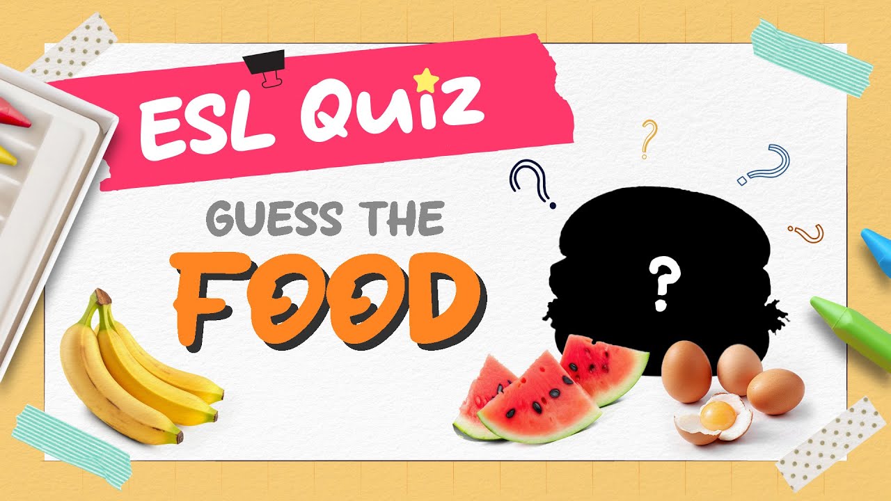 🍔Guess The Food🍕 | English Listening and Vocabulary Game
