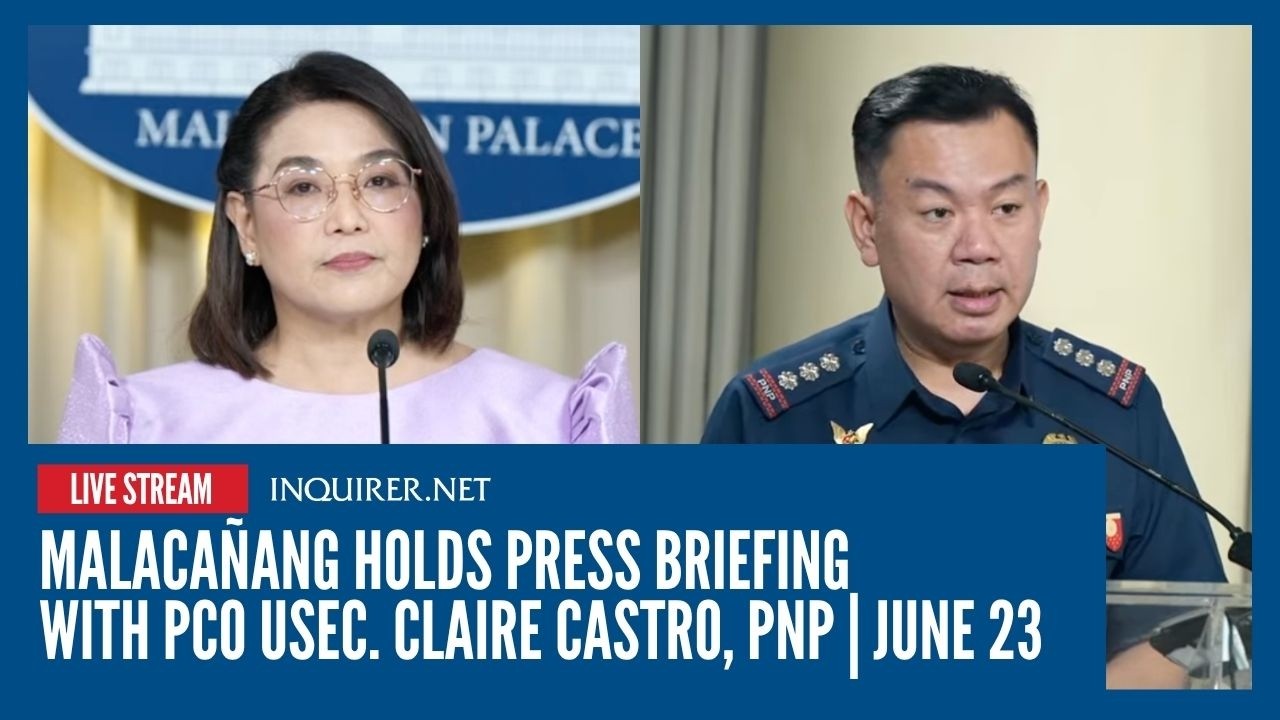 LIVE: Malaca&ntilde;ang holds press briefing with PCO USec. Claire Castro, PNP | June 23