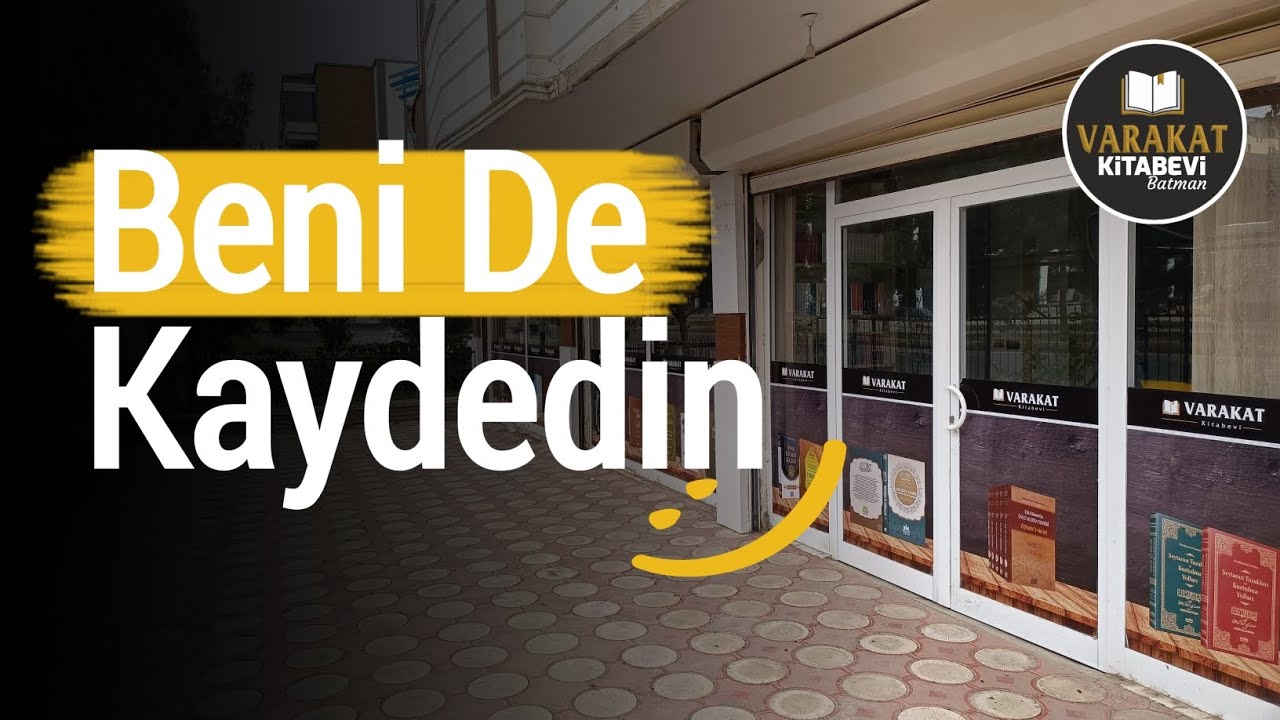 Beni de kaydedin :) | Varakat Kitabevi