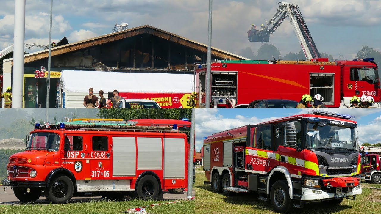 Pożar Biedronki w Buku - Działania Straży Pożarnej i akcja dogaszania