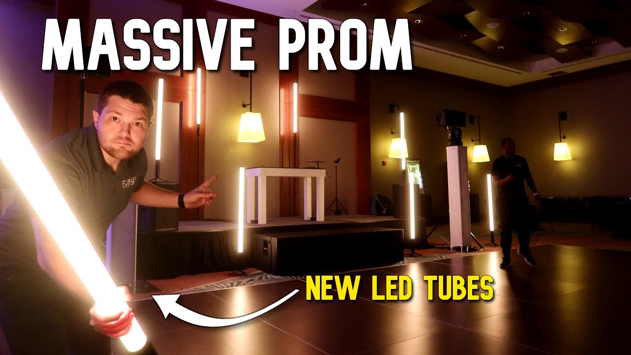 DJ Gig Log - 2023 Prom Season (NEW Both Lighting USA 360 tubes)