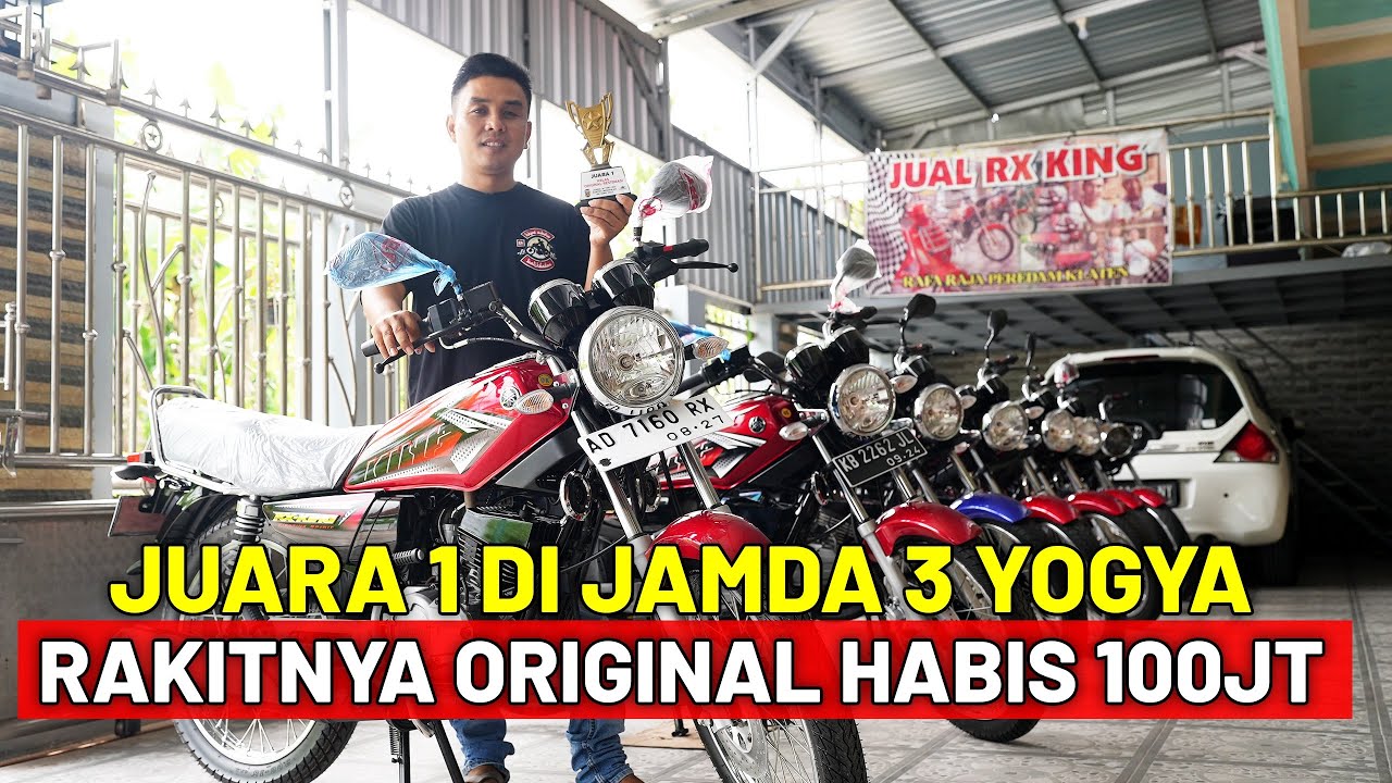 HAJI SUN | Koleksi NOL Km RX King Rafa Raja Peredam Klaten, Juara 1 di Kontes JAMDA 3 YRKI YOGYA