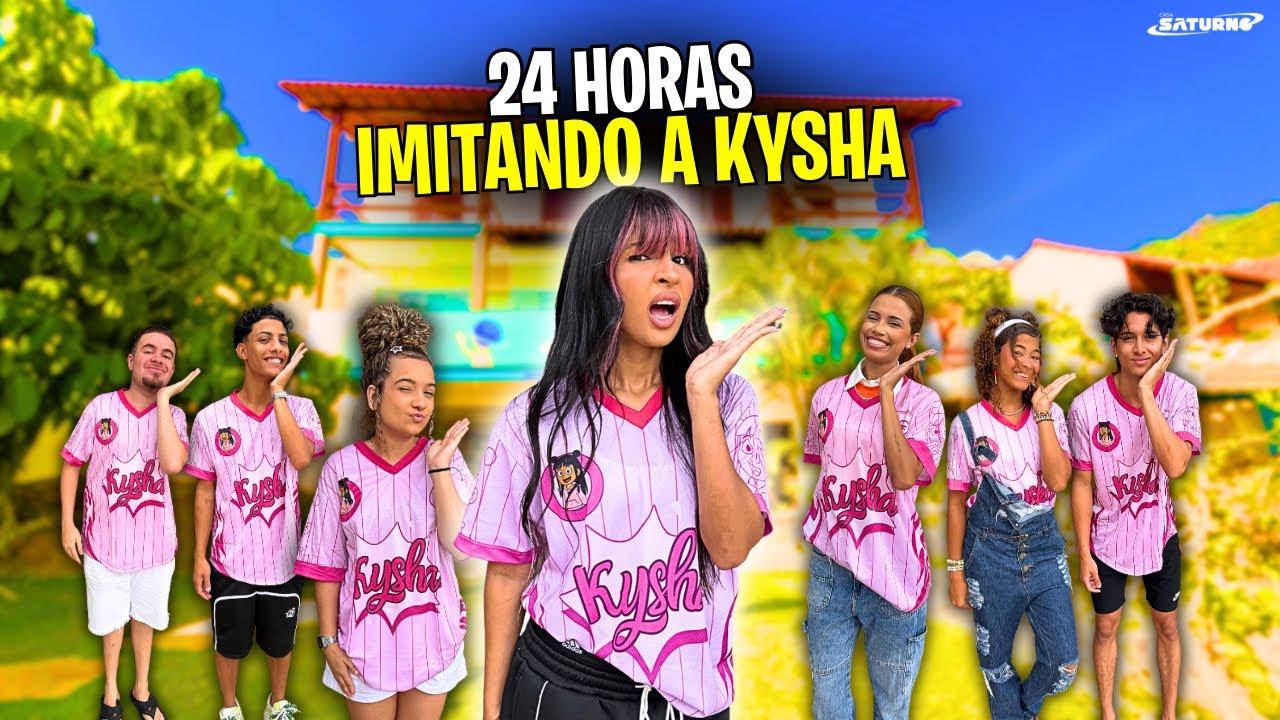 24H IMITANDO A KYSHA *Rolou trolagem 
